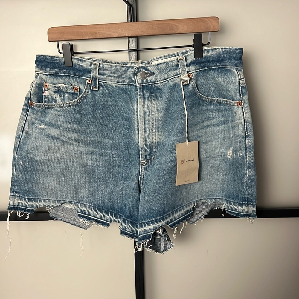 AG Adriano Goldschmied Blue Jean Shorts